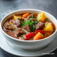 Old Fashioned Dutch Oven Recipe with Beef Stew for 6 Servings