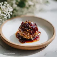 20 Minute Pepper Jelly Glazed Meatball with Garlic