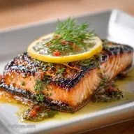 Grilled Salmon with Crispy Skin: Lemon-Dill Recipe