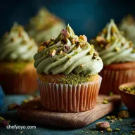 Pistachio Green Tea Cupcakes with Matcha Frosting The Grown-Up Gourmet Treat