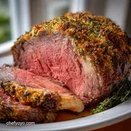 Prime Rib Roast: Herb-Garlic Crust Reverse-Sear Perfection