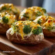 Broccoli and Cheese Twice Baked Potatoes: Our Creamy Comfort Classic
