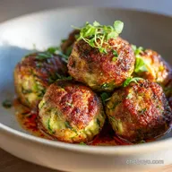 Foolproof Crispy Zucchini Meatballs Recipe Vegetarian Healthy