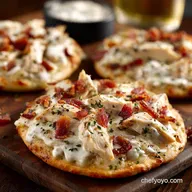 Chicken Bacon Ranch Mini Pizzas: The Quick 27-Minute Weeknight Meal