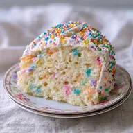 Quick Dot Cake Dessert with Cake Mix
