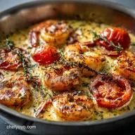 Garlic Shrimp in Coconut Milk and Tomatoes Creamy 30-Minute Dinner