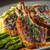HerbCrusted Oven Baked Lamb Chops Juicy Quick and Perfect Every Time