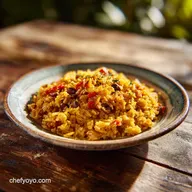 Rice With Pigeon Peas for 8 Servings