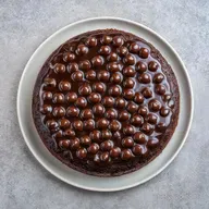 Rich Chocolate Dot Cake for 10 Servings