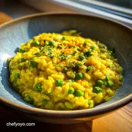 How I Managed Perfect Saffron Pea Risotto The Allonda Secret