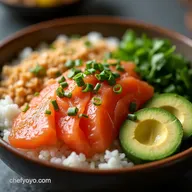 Easy Salmon Avocado Sushi Rice Bowls Recipe No Rolling