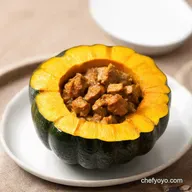 Sausage Stuffed Acorn Squash Autumn Comfort Food