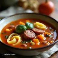Autumn Tortellini Soup With Sausage Easy Fall Comfort Food