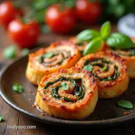 Savoury italian pinwheels Taste of Tuscany on a Tray