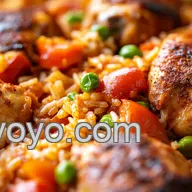 Sazon-Spiced Chicken & Rice: Caribbean Comfort!