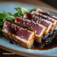 Seared Ahi Tuna My SesameGinger Glaze Recipe