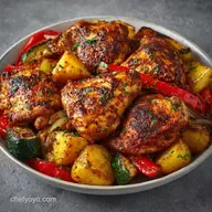 Sheet Pan Chicken Thighs: Crispy Baked