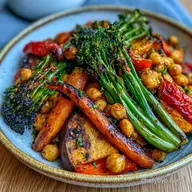 Sheet Pan Veggie Bowl for 4 Servings