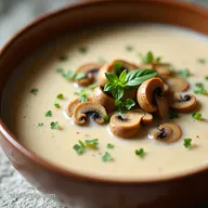 Silky Smooth Cream of Mushroom Soup Fit for a King