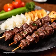 Sizzling Beef Kabob Recipe Mediterranean Grill Night