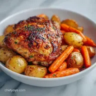 Skillet Chicken Thighs with Carrots