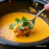 Easy Crockpot Queso Dip Recipe Smooth Velvety ThreeCheese Fiesta