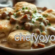 Southern Comfort: My Beloved Sausage Biscuits and Gravy Recipe