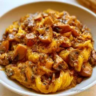 Spaghetti Squash Skillet with Mushrooms
