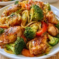 Spaghetti Squash Stir Fry with Chicken
