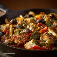 Turkey and Vegetable Skillet Easy OnePot Mediterranean Dinner