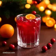 Spiced Christmas Cocktails Cranberry Clementine Kiss
