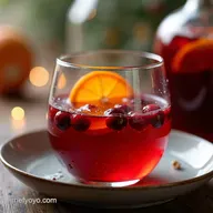 Festive Spiced Winter Sangria Cranberry Clementine Bliss