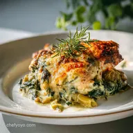 2 Ingredient Spinach Artichoke Chicken Bake Ready in 30 Min | Creamy