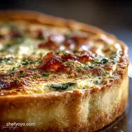 Spinach Bacon Cheese Quiche The Ultimate Rich Creamy Brunch Recipe