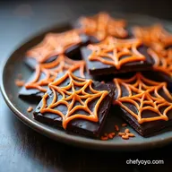 Spooky Spiderweb Bark Easy Halloween No Bake Treats