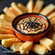 Spooky Spiderweb Dip My GoTo Halloween Foods Appetizer