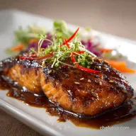 Asian Salmon Recipe Sticky HoneyGinger Glaze Ready in 30 Mins