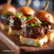 Game Day Recipes and Snacks: Sticky Sriracha Sliders (35 Min Prep)