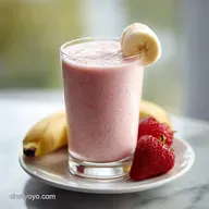 Strawberry Banana Smoothie with Yogurt in 5 Minutes