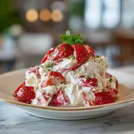 Easy Strawberry Shortcake Fluff Salad in 15 Minutes