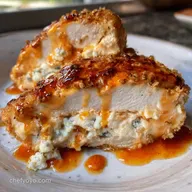 Stuffed Buffalo Chicken Breasts Creamy Cheese Filling Crispy Panko
