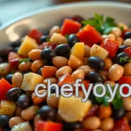 Summer Fiesta Bean Salad Recipe: A Zesty BBQ Side!
