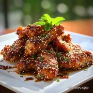 Sweet Spicy Chicken Wings for 4 Servings