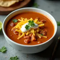 No Fuss High Protein Creamy Taco Soup in Under 45 Mins