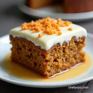 Moist Carrot Cake with Maple Cream Cheese Icing Recipe