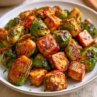 Tofu Brussels Sprouts Bowl for 4 Servings