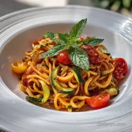 Tomato Zucchini Pasta Recipe in 20 Minutes