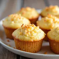 Moist Coconut Pineapple Cottage Cheese Muffins Recipe