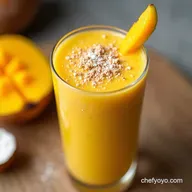 Tropical Mango Coconut Smoothie Sunshine in a Glass