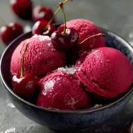 Cherry Sorbet: The Best Quick Scoopable Vegan Sorbet Recipe